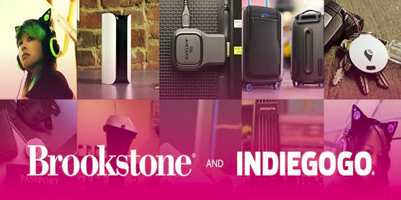 01Indiegogo e Brookstone crowdfunding retail