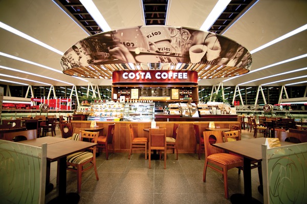 01costa coffee store