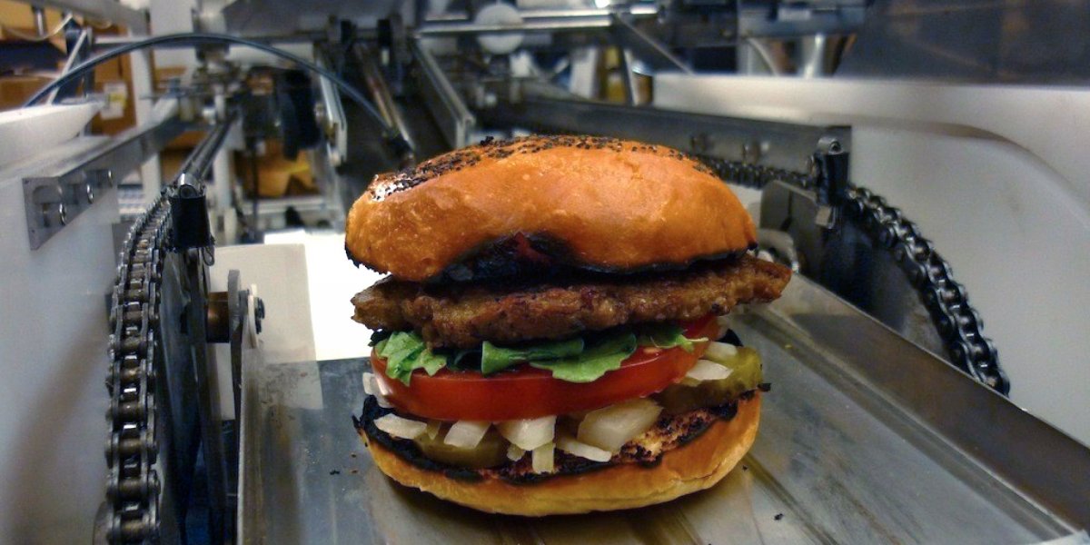 01this robot can make 400 burgers in an hour