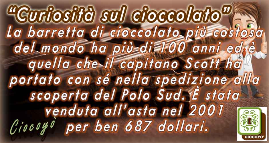 Curiosità sul cioccolato18 07 17