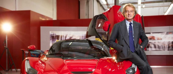 MAG Luca-di-Montezemolo-poses-with-the-LaFerrari-700x300