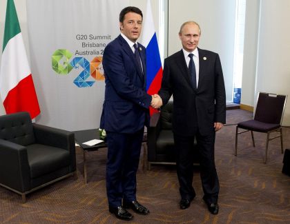 renzi putin